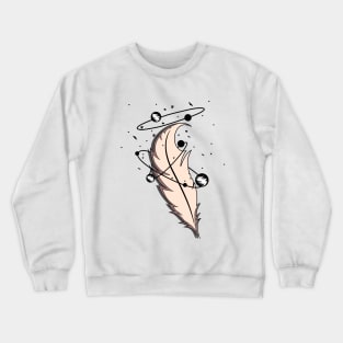 quill planets ,awesome quill space Crewneck Sweatshirt